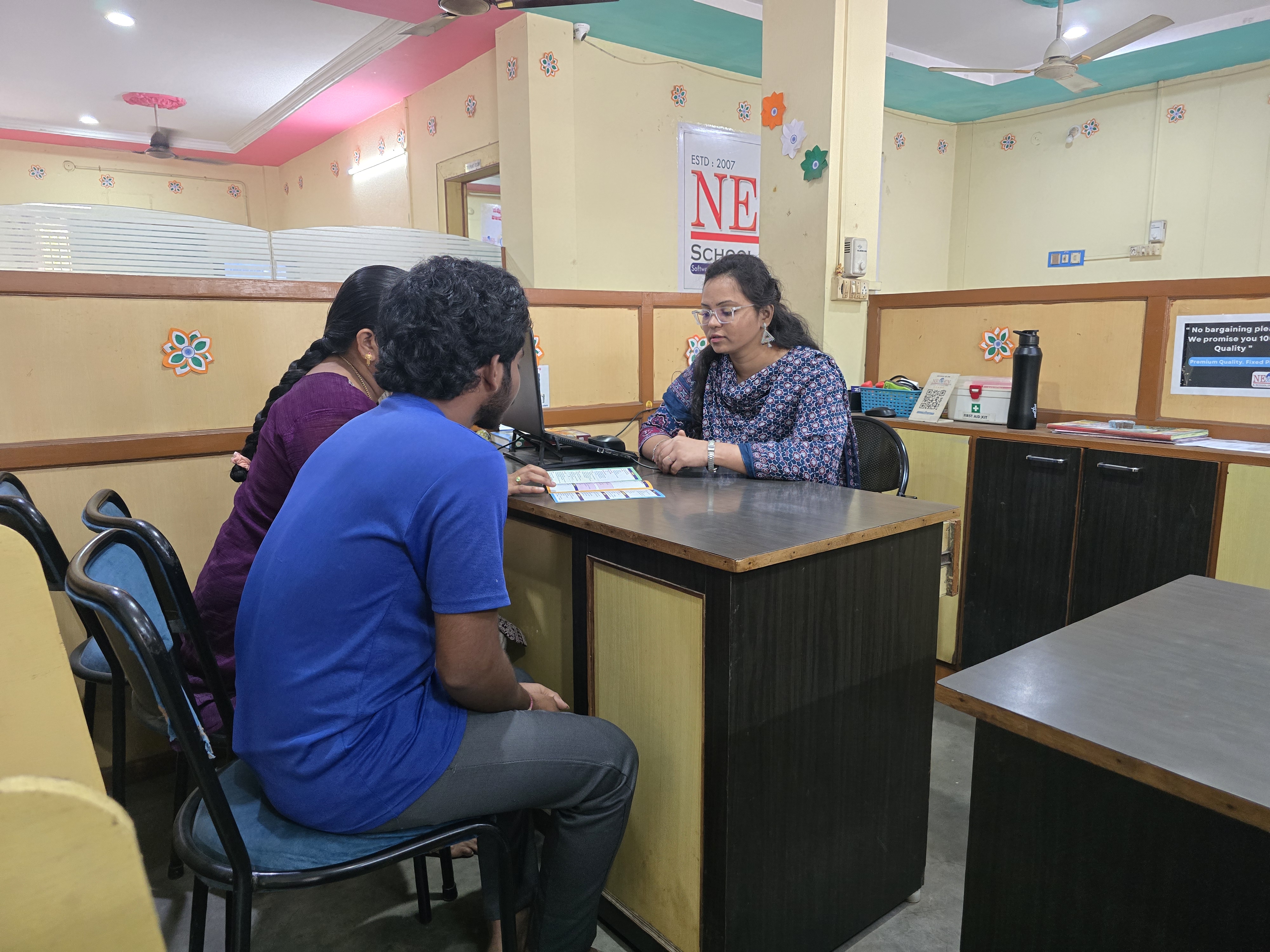 Admissions counseling